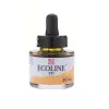 Акварель жидкая Ecoline Royal Talens, банка 30мл., Цвет №231 Золотая охра (Gold ochre)