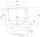 Раковина Aquaton Акварель 1WH110195 белая 60