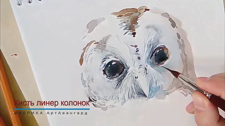 Тест кистей для акварели (Белка-Эко и линер)