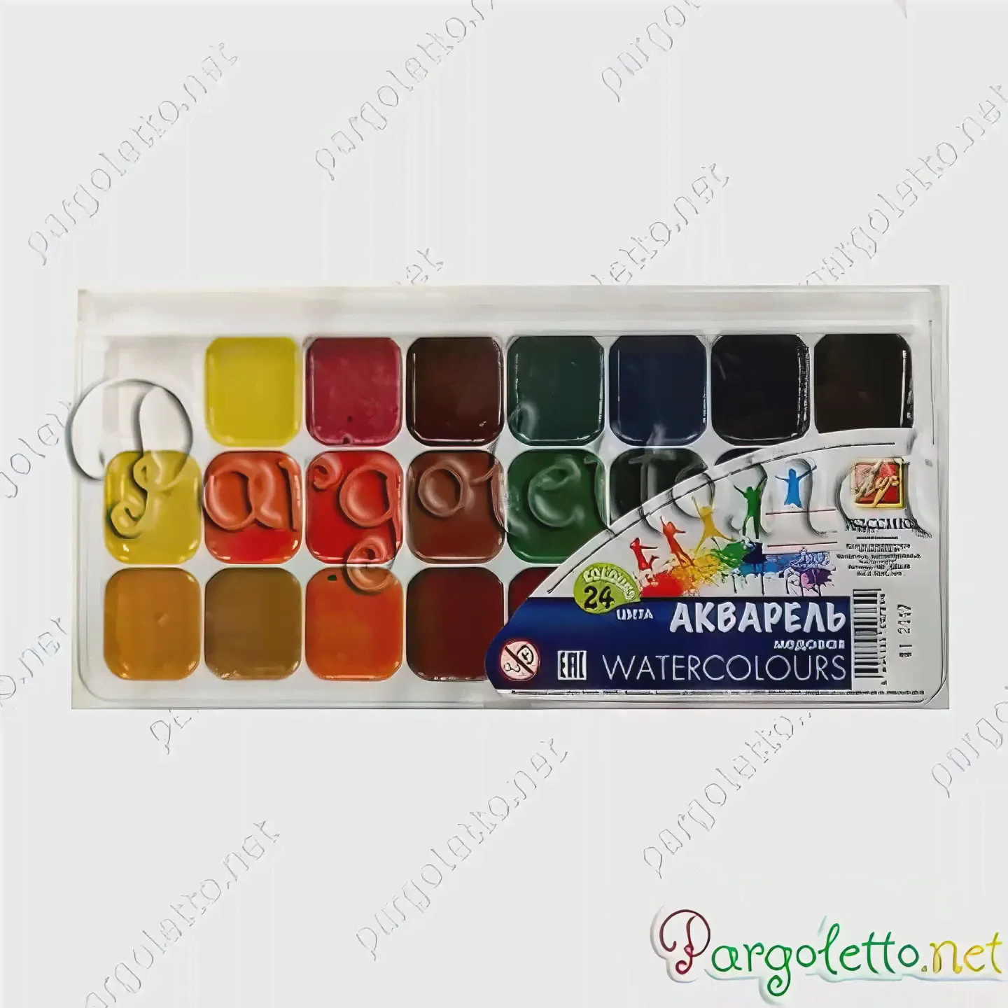 Акварель медовая, 24 цвета (Луч)-0