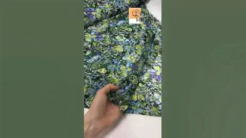 Ткань шифон принтованный на блузки, платья, сарафан и т.п. ☆ Акварельные цветы