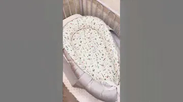 Нежное кокон-гнездышко для малыша! 🤍 #бортики #беременность #кокон