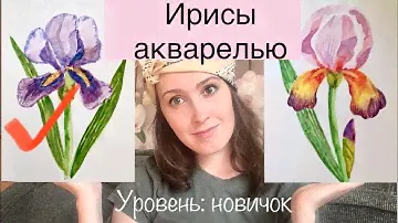 Рисуем ирисы. Уровень: новичок. Способ #1