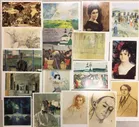 Набор открыток "Акварель и рисунок начала XX века", 16 шт., 1988 г.