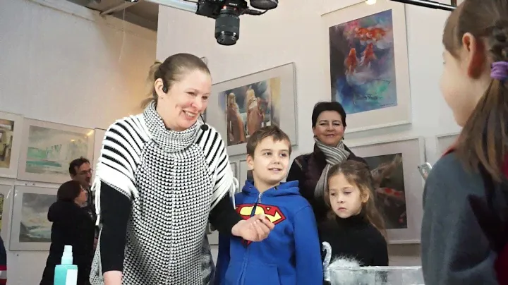 Акварельные техники при работе с детьми - мастер-класс Эгле Липейкайте