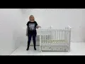 Детская кровать Топотушки Сильвия - 7 (маятник универсальный), Зайки - Акварель