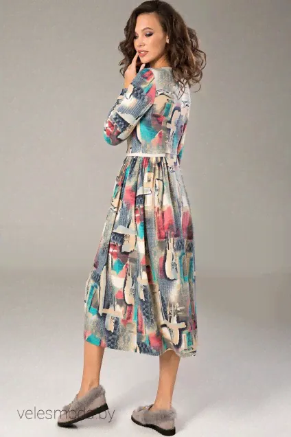 Платье 1364 акварель [TEFFI Style]-0
